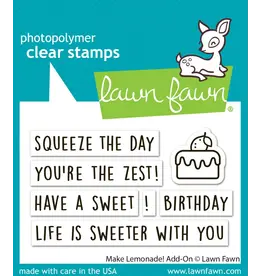 LAWN FAWN LAWN FAWN MAKE LEMONADE! ADD-ON CLEAR STAMP SET