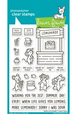LAWN FAWN LAWN FAWN MAKE LEMONADE! CLEAR STAMP SET