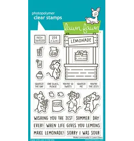 LAWN FAWN LAWN FAWN MAKE LEMONADE! CLEAR STAMP SET