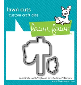 LAWN FAWN LAWN FAWN HIGHLAND COWS! ADD-ON DIE