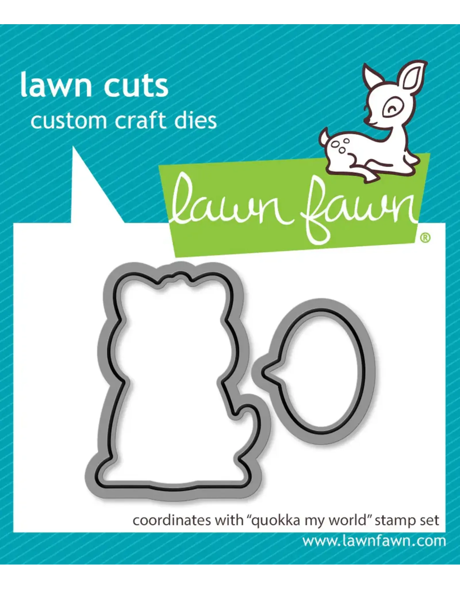 LAWN FAWN LAWN FAWN QUOKKA MY WORLD DIE SET
