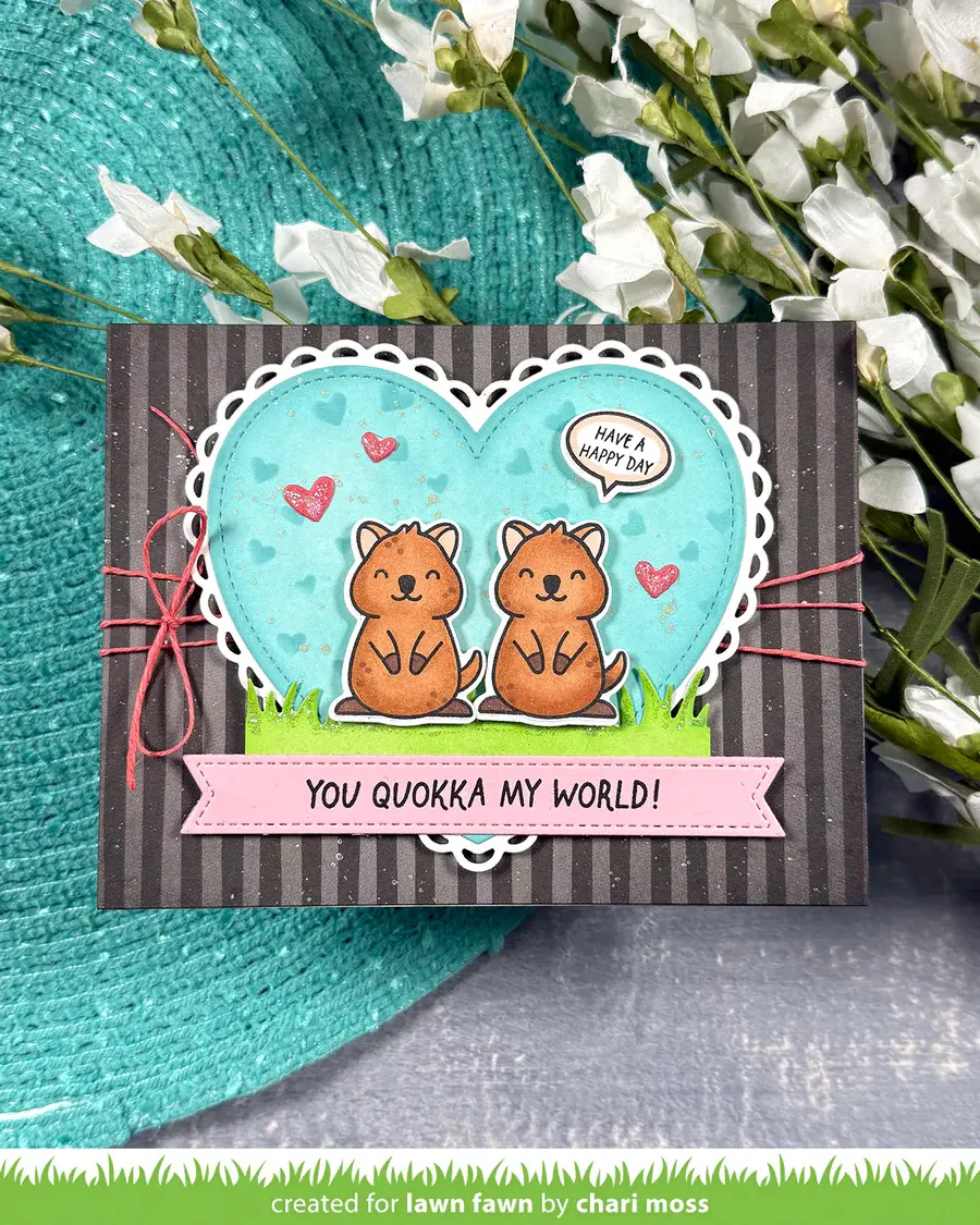 LAWN FAWN LAWN FAWN QUOKKA MY WORLD CLEAR STAMP SET