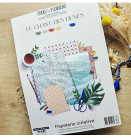 CHOU & FLOWERS CHOU & FLOWERS COLLECTION LE CHANT DES DUNES PAPETERIE CRÉATIVE A4 COLLECTION PACK