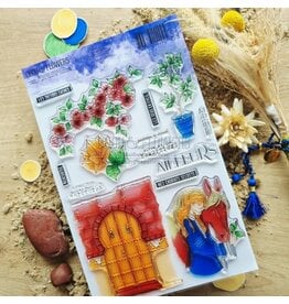 CHOU & FLOWERS CHOU & FLOWERS COLLECTION LE CHANT DES DUNES TRESORS CACHES A5 CLEAR STAMP SET