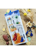 CHOU & FLOWERS CHOU & FLOWERS COLLECTION LE CHANT DES DUNES ESCAPADE NOMADE DL CLEAR STAMP SET