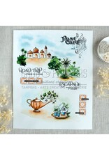 CHOU & FLOWERS CHOU & FLOWERS COLLECTION LE CHANT DES DUNES TEXTURE AVENTURE DL CLEAR STAMP SET