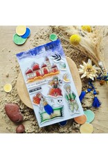 CHOU & FLOWERS CHOU & FLOWERS COLLECTION LE CHANT DES DUNES MILLE ET UNE NUITS A6 CLEAR STAMP SET