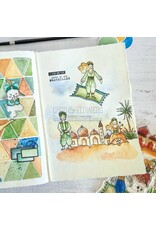CHOU & FLOWERS CHOU & FLOWERS COLLECTION LE CHANT DES DUNES MILLE ET UNE NUITS A6 CLEAR STAMP SET