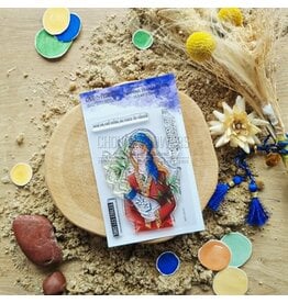 CHOU & FLOWERS CHOU & FLOWERS COLLECTION LE CHANT DES DUNES FILLE OASIS A7 CLEAR STAMP SET