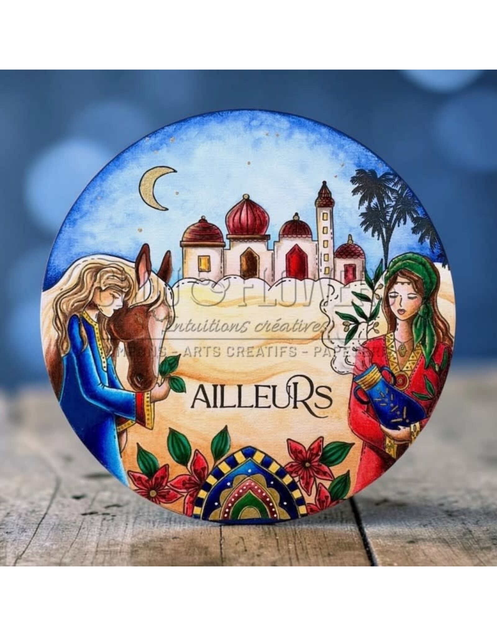CHOU & FLOWERS CHOU & FLOWERS COLLECTION LE CHANT DES DUNES FILLE OASIS A7 CLEAR STAMP SET