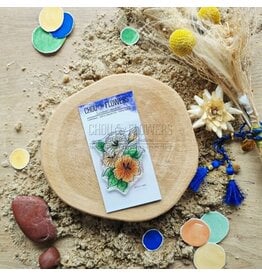 CHOU & FLOWERS CHOU & FLOWERS COLLECTION LE CHANT DES DUNES FLEURS EXOTIQUES A8 CLEAR STAMP