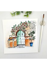 CHOU & FLOWERS CHOU & FLOWERS COLLECTION LE CHANT DES DUNES TIMBRE MARRAKECH A8 CLEAR STAMP