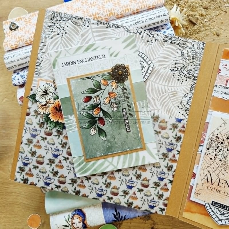 CHOU & FLOWERS CHOU & FLOWERS COLLECTION LE CHANT DES DUNES TIMBRE MARRAKECH A8 CLEAR STAMP