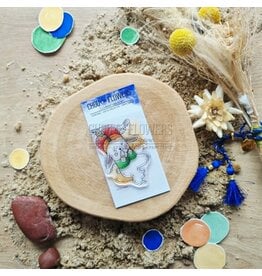 CHOU & FLOWERS CHOU & FLOWERS COLLECTION LE CHANT DES DUNES DOUDOU GENIE A8 CLEAR STAMP