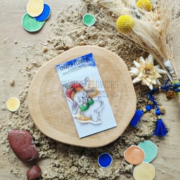 CHOU & FLOWERS CHOU & FLOWERS COLLECTION LE CHANT DES DUNES DOUDOU GENIE A8 CLEAR STAMP