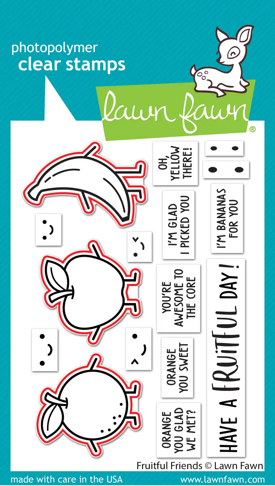 LAWN FAWN LAWN FAWN FRUITFUL FRIENDS DIE SET