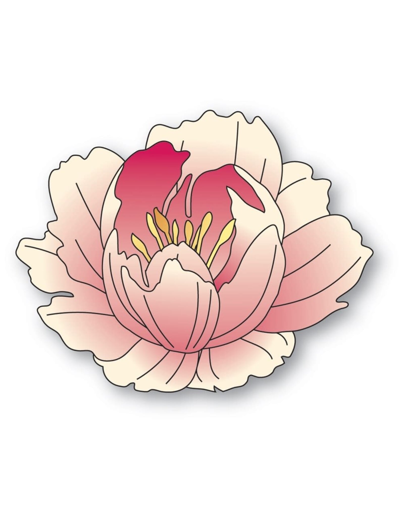 MEMORY BOX MEMORY BOX GRACEFUL PEONY BLOSSOM DIE SET
