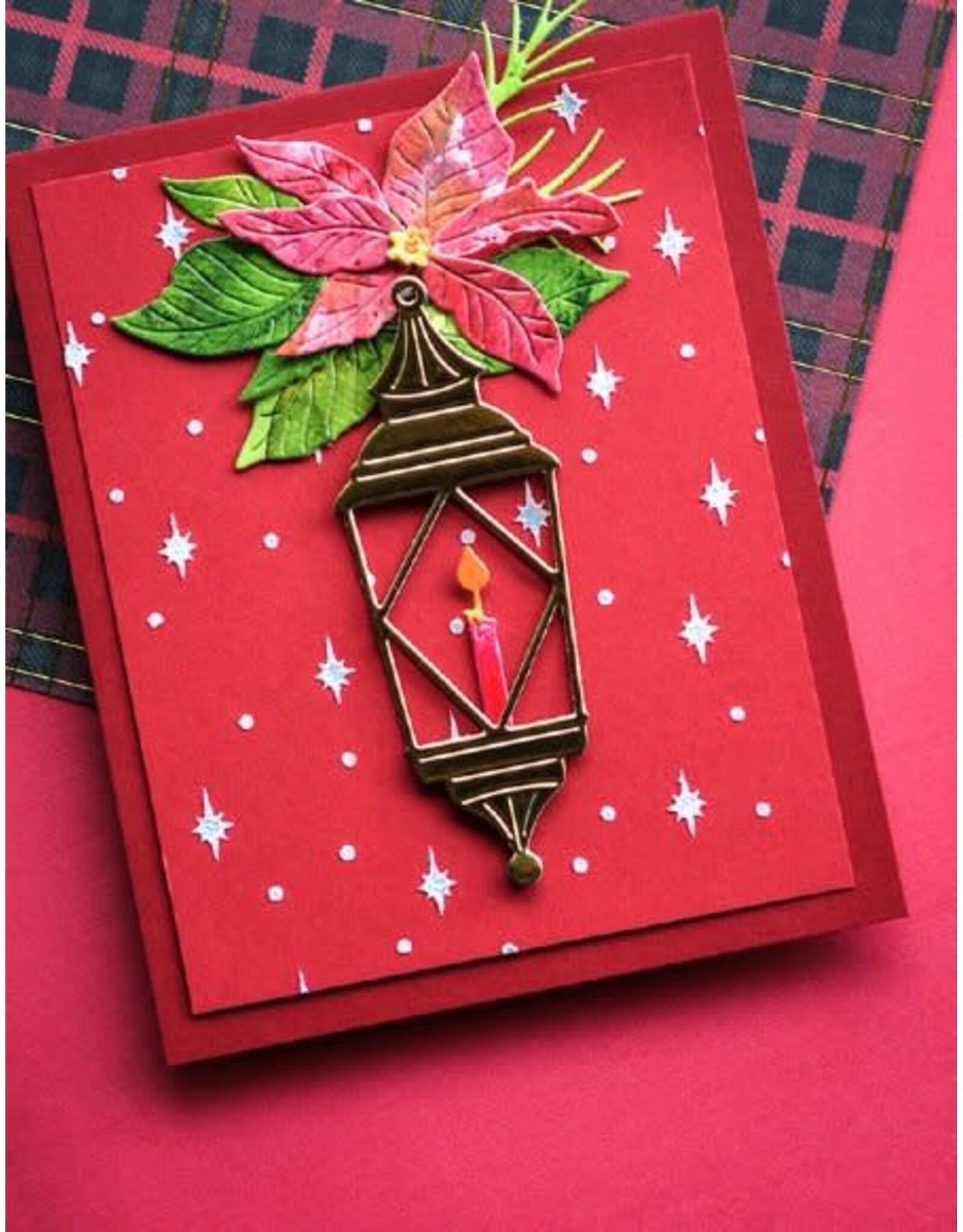 MEMORY BOX MEMORY BOX STARLIGHT SNOW 6x6 STENCIL SET