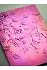 MEMORY BOX MEMORY BOX FABULOUS FUCHSIA 3D EMBOSSING FOLDER AND DIE SET