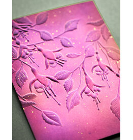 MEMORY BOX MEMORY BOX FABULOUS FUCHSIA 3D EMBOSSING FOLDER AND DIE SET