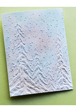 MEMORY BOX MEMORY BOX FROSTED TREES 3D EMBOSSING FOLDER