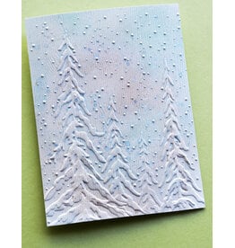 MEMORY BOX MEMORY BOX FROSTED TREES 3D EMBOSSING FOLDER