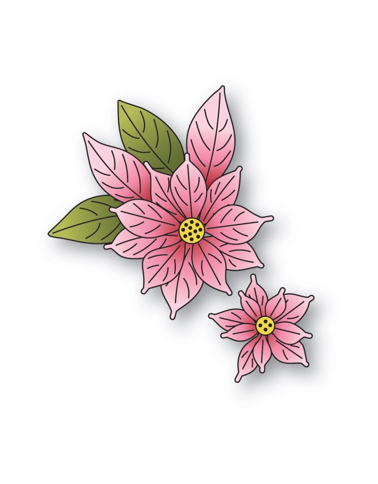 MEMORY BOX MEMORY BOX BLOOMING POINSETTIAS DIE SET