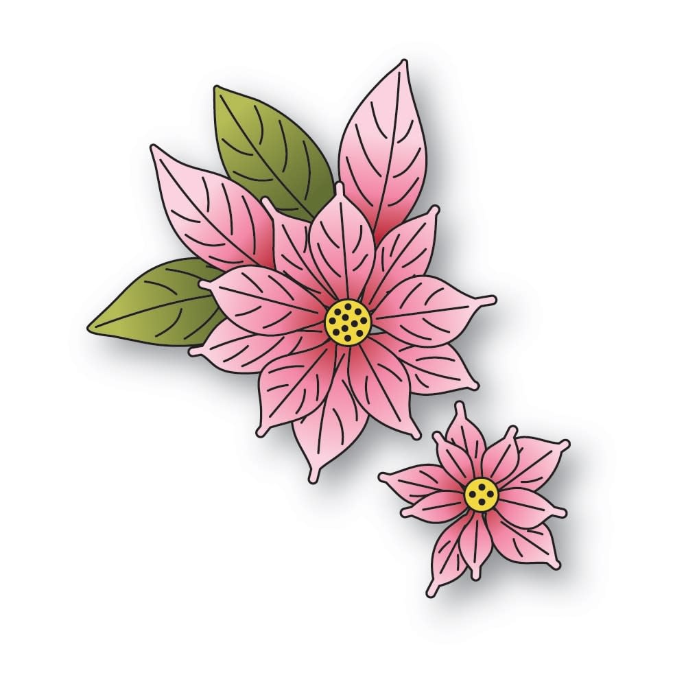 MEMORY BOX BLOOMING POINSETTIAS DIE SET