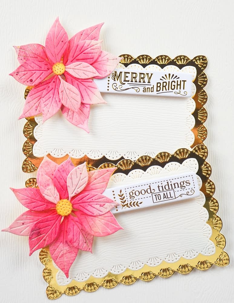 MEMORY BOX BLOOMING POINSETTIAS DIE SET