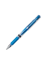 UNI-BALL UNIBALL GEL IMPACT SIGNO PEN METALLIC BLUE BOLD 1.0MM