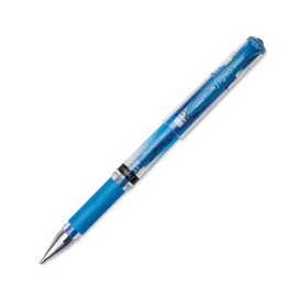 UNI-BALL UNIBALL GEL IMPACT SIGNO PEN METALLIC BLUE BOLD 1.0MM
