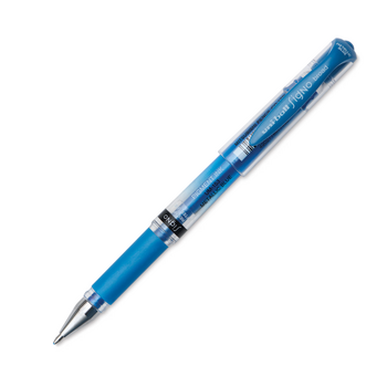 UNI-BALL UNIBALL GEL IMPACT SIGNO PEN METALLIC BLUE BOLD 1.0MM