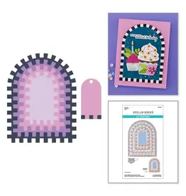 SPELLBINDERS SPELLBINDERS COLOR BLOCK ACCENT ARCHES ETCHED DIE SET