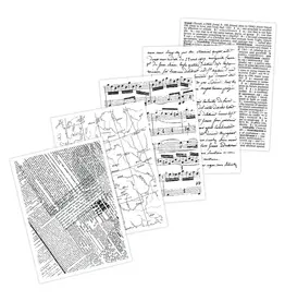 HERO ARTS HERO ARTS HERO TRANSFERS COLLAGE BACKGROUNDS PART 2 RUB-ONS
