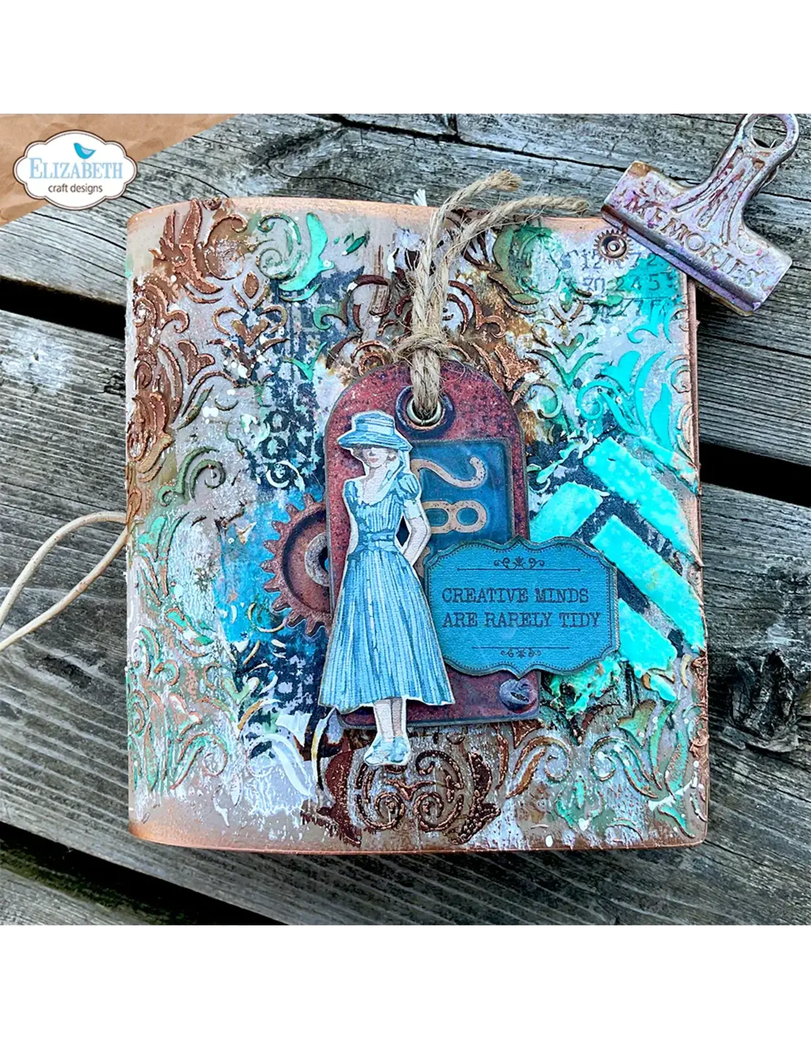 ELIZABETH CRAFT DESIGNS ELIZABETH CRAFT DESIGNS ART JOURNAL SPECIALS BY DEVID JOURNAL STENCILS 11 STENCIL SET 4/PK