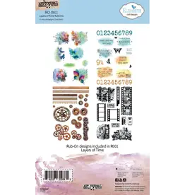 ELIZABETH CRAFT DESIGNS ELIZABETH CRAFT DESIGNS LAYERS OF TIME RUB ONS