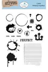 ELIZABETH CRAFT DESIGNS ELIZABETH CRAFT DESIGNS BEAUTIFULLY WORN PERFECTLY IMPERFECT CLEAR STAMP SET