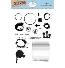 ELIZABETH CRAFT DESIGNS ELIZABETH CRAFT DESIGNS BEAUTIFULLY WORN PERFECTLY IMPERFECT CLEAR STAMP SET