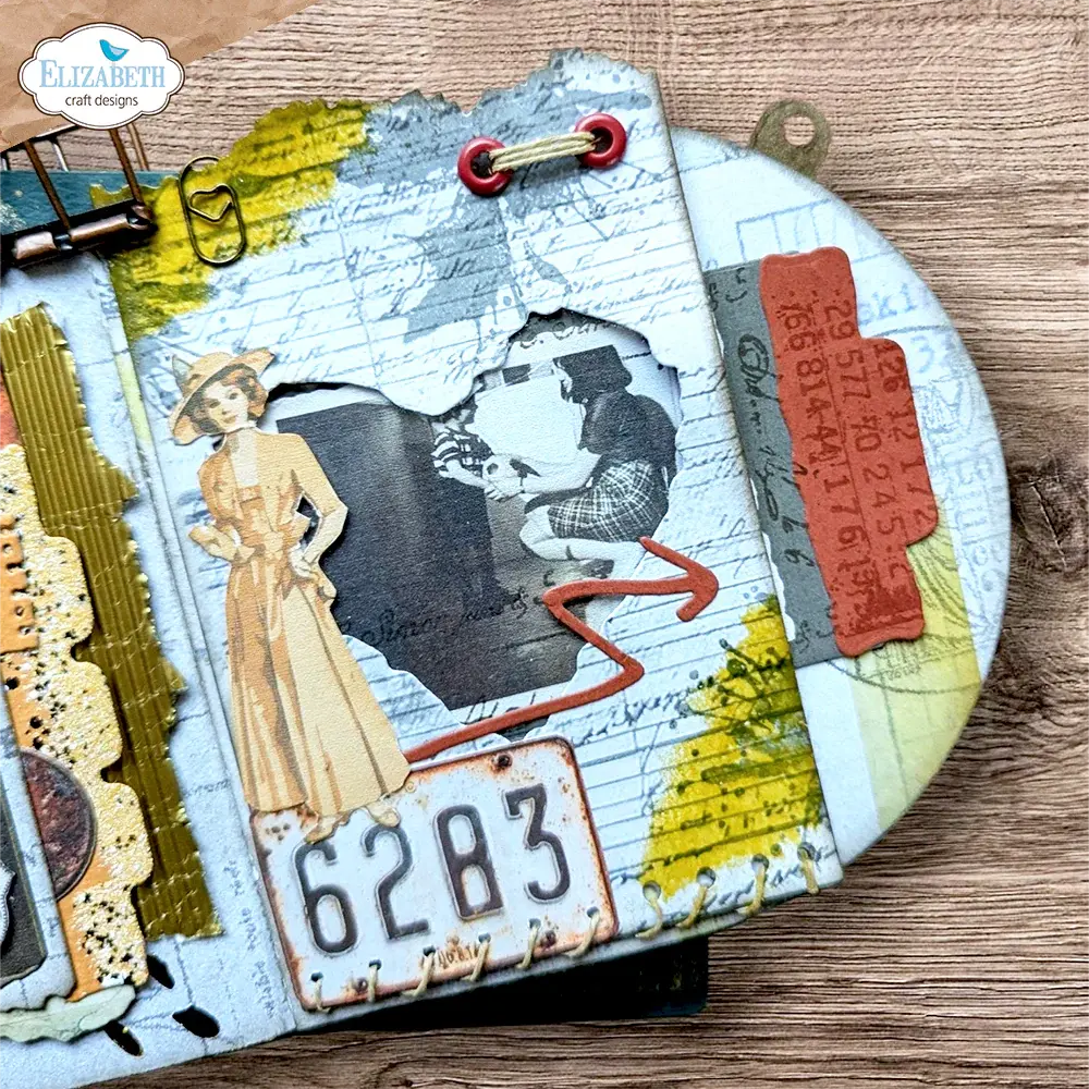 ELIZABETH CRAFT DESIGNS ELIZABETH CRAFT DESIGNS BEAUTIFULLY WORN STAMPED & WORN CLEAR STAMP SET