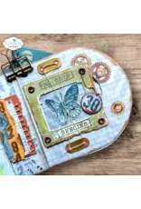 ELIZABETH CRAFT DESIGNS ELIZABETH CRAFT DESIGNS BEAUTIFULLY WORN WHERE WINGS WANDER CLEAR STAMP AND DIE SET