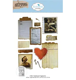 ELIZABETH CRAFT DESIGNS ELIZABETH CRAFT DESIGNS BEAUTIFULLY WORN NOTEBOOK FRAGMENTS DIE SET
