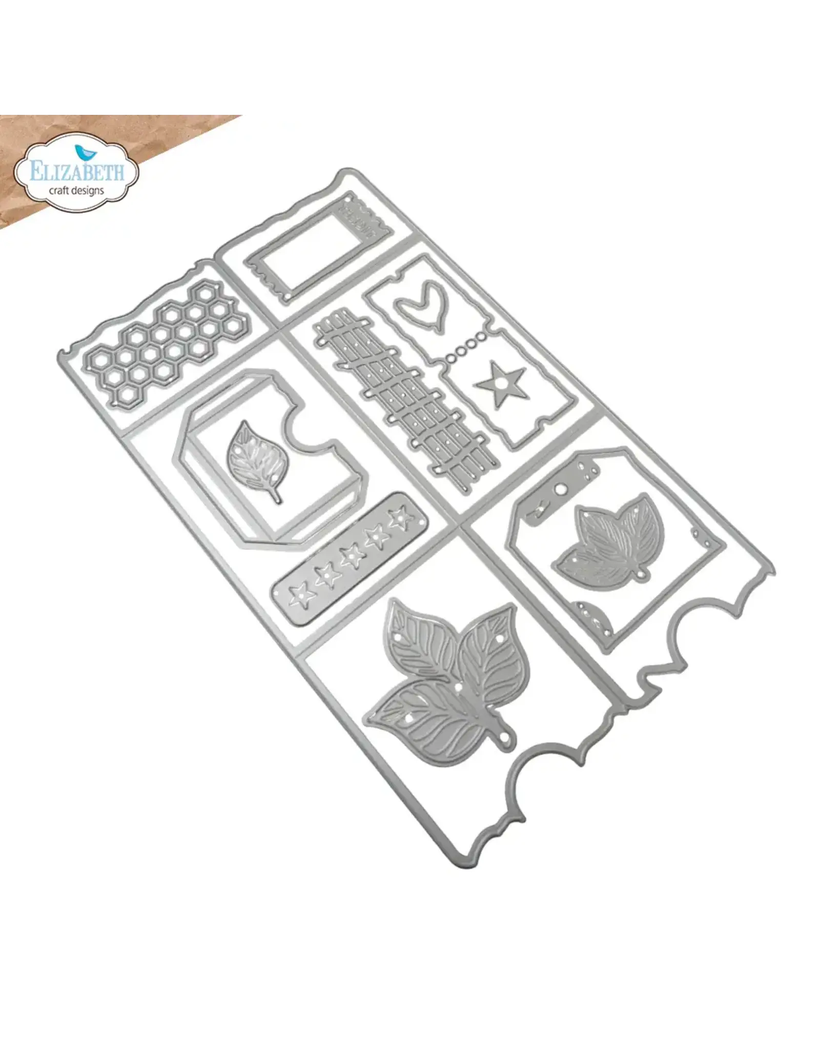 ELIZABETH CRAFT DESIGNS ELIZABETH CRAFT DESIGNS BEAUTIFULLY WORN OFF THE EDGE POCKET DIE SET