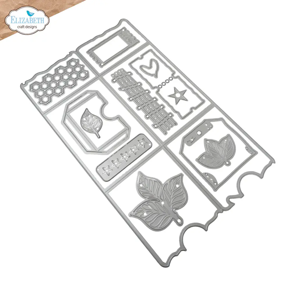 ELIZABETH CRAFT DESIGNS ELIZABETH CRAFT DESIGNS BEAUTIFULLY WORN OFF THE EDGE POCKET DIE SET
