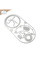 ELIZABETH CRAFT DESIGNS ELIZABETH CRAFT DESIGNS BEAUTIFULLY WORN ROUNDED POCKET PAGE DIE SET