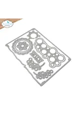 ELIZABETH CRAFT DESIGNS ELIZABETH CRAFT DESIGNS BEAUTIFULLY WORN ALL AROUND CIRCLES DIE SET