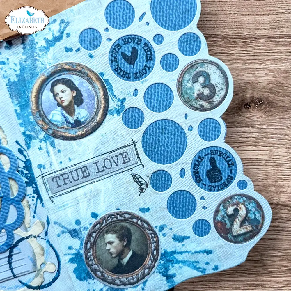 ELIZABETH CRAFT DESIGNS ELIZABETH CRAFT DESIGNS BEAUTIFULLY WORN ALL AROUND CIRCLES DIE SET