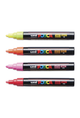 POSCA UNI POSCA PC-5M NEON COLORS PAINT MARKER SET 4/PK