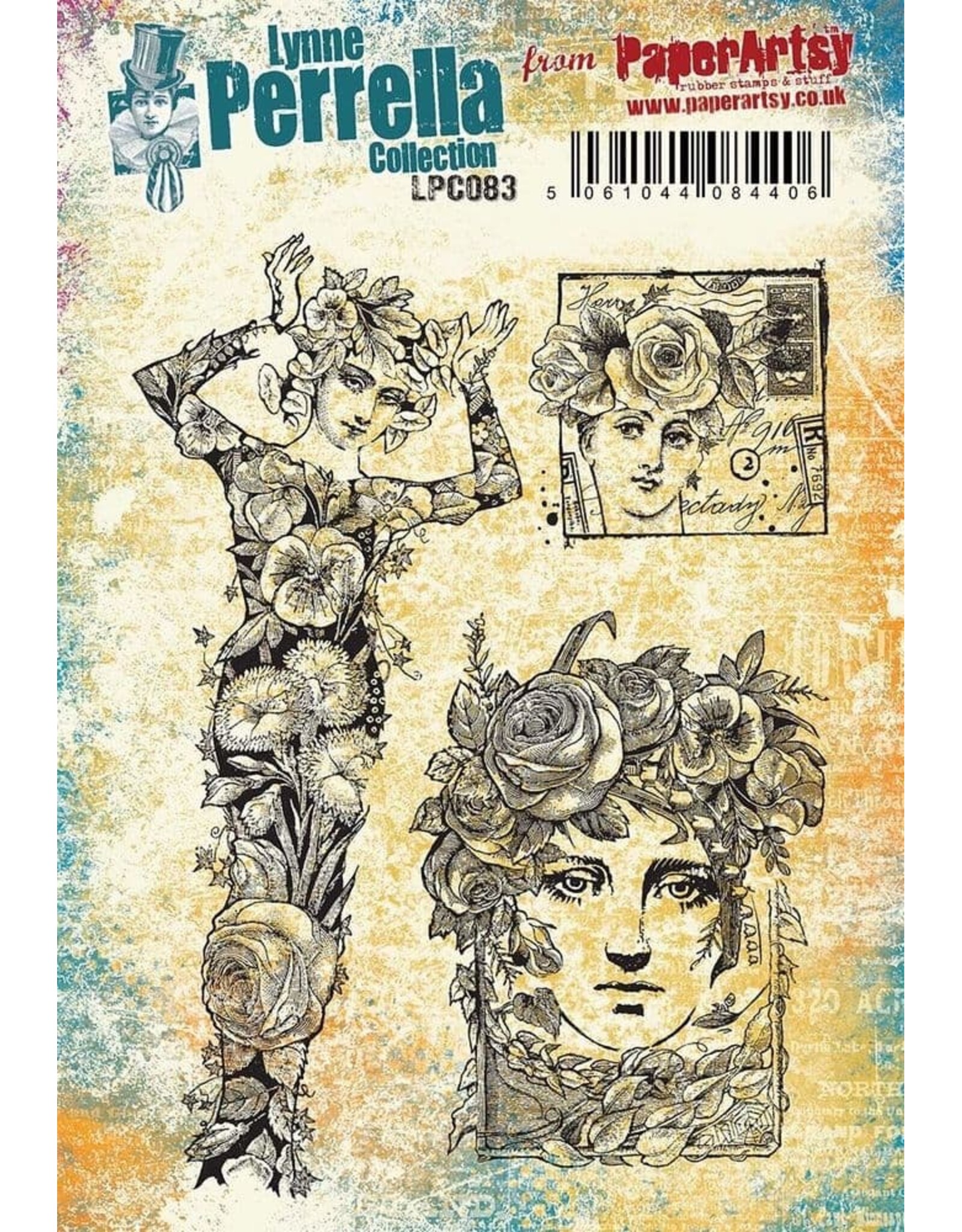 PAPER ARTSY PAPER ARTSY LYNNE PERRELLA COLLECTION LPC083 CLING STAMP SET
