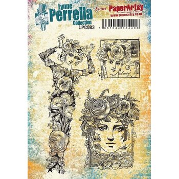 PAPER ARTSY PAPER ARTSY LYNNE PERRELLA COLLECTION LPC083 CLING STAMP SET