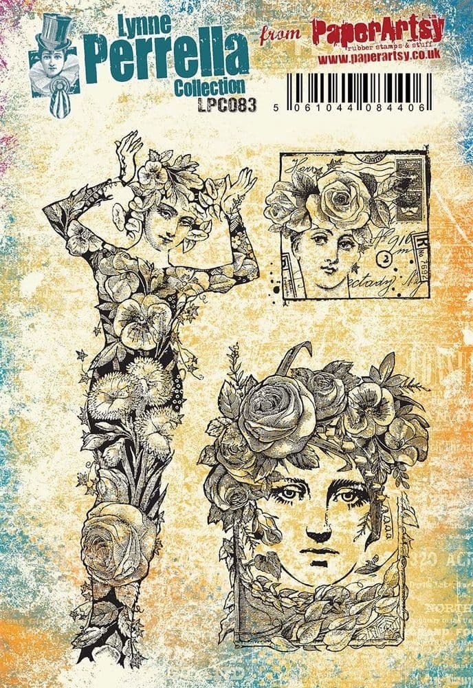 PAPER ARTSY PAPER ARTSY LYNNE PERRELLA COLLECTION LPC083 CLING STAMP SET